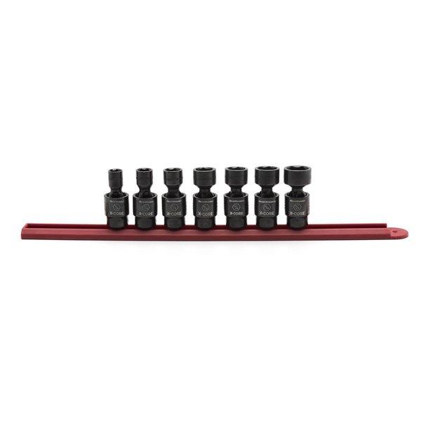 Kd Tools 3/8" Drive Painless Universal Impact Sockets Black Oxide Coating 84974